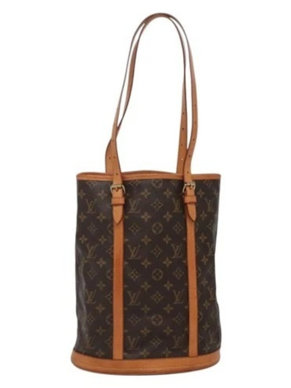LOUIS VUITTON Monogram Bucket GM Shoulder Bag M42236 LV Auth gh678